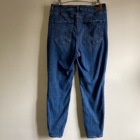 AMERICAN EAGLE Next Level Stretch High Waisted Skinny 12 SHORT - Picture 3 of 4